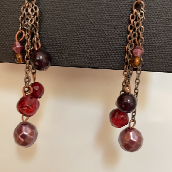 Cookie Lee Earrings- red - Picture 3 of 4